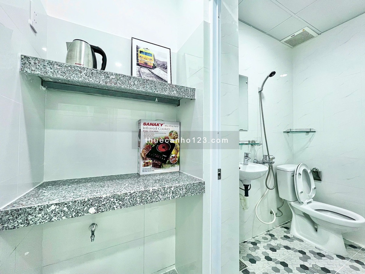 Cho thuê căn studio Q8, ngay cầu chữ Y, cầu Nguyễn Văn Cừ, chợ Rạch Ông, Parcmall,...