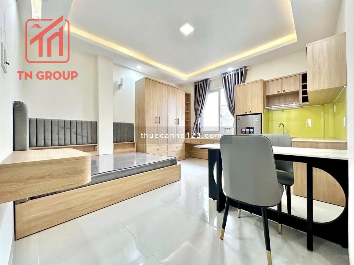 Căn hộ 40m2 cửa sổ thoáng - Ánh sáng tự nhiên full nội thất ngay Đào Duy Anh gần sân bay giáp Quận 1