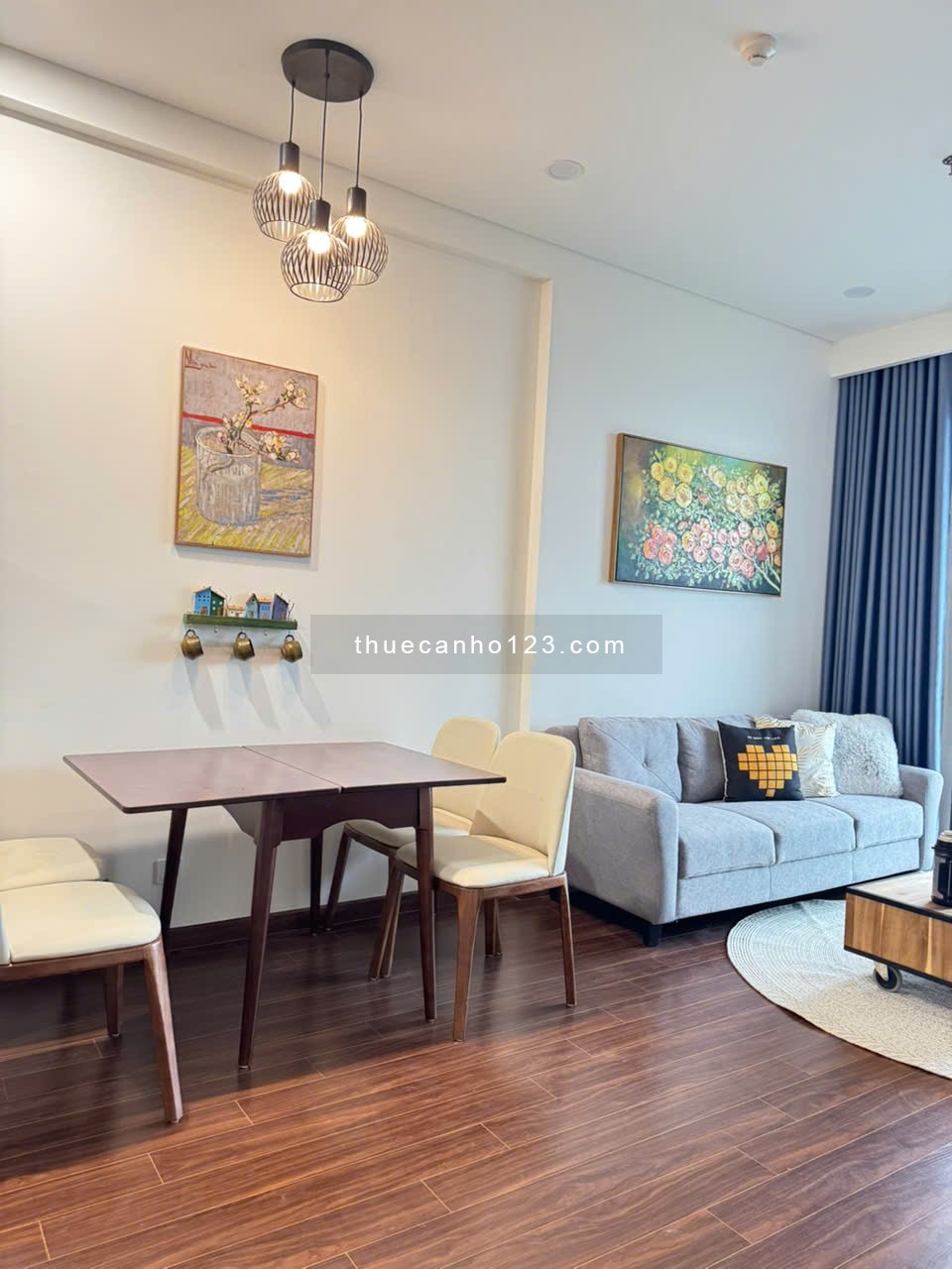 Cho thuê căn hộ 2PN – 2WC full nội thất như hình tại Masteri M3 – Vinhomes Ocean Park