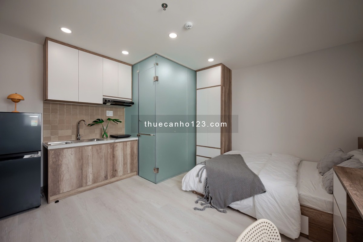 Hệ thống cho thuê căn hộ dịch vụ, phòng full nội thất mới có ban công, cửa sổ thoáng mát gần sân bay