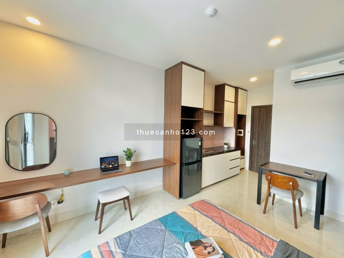 Hệ thống cho thuê căn hộ dịch vụ, phòng full nội thất mới có ban công, cửa sổ thoáng mát gần sân bay