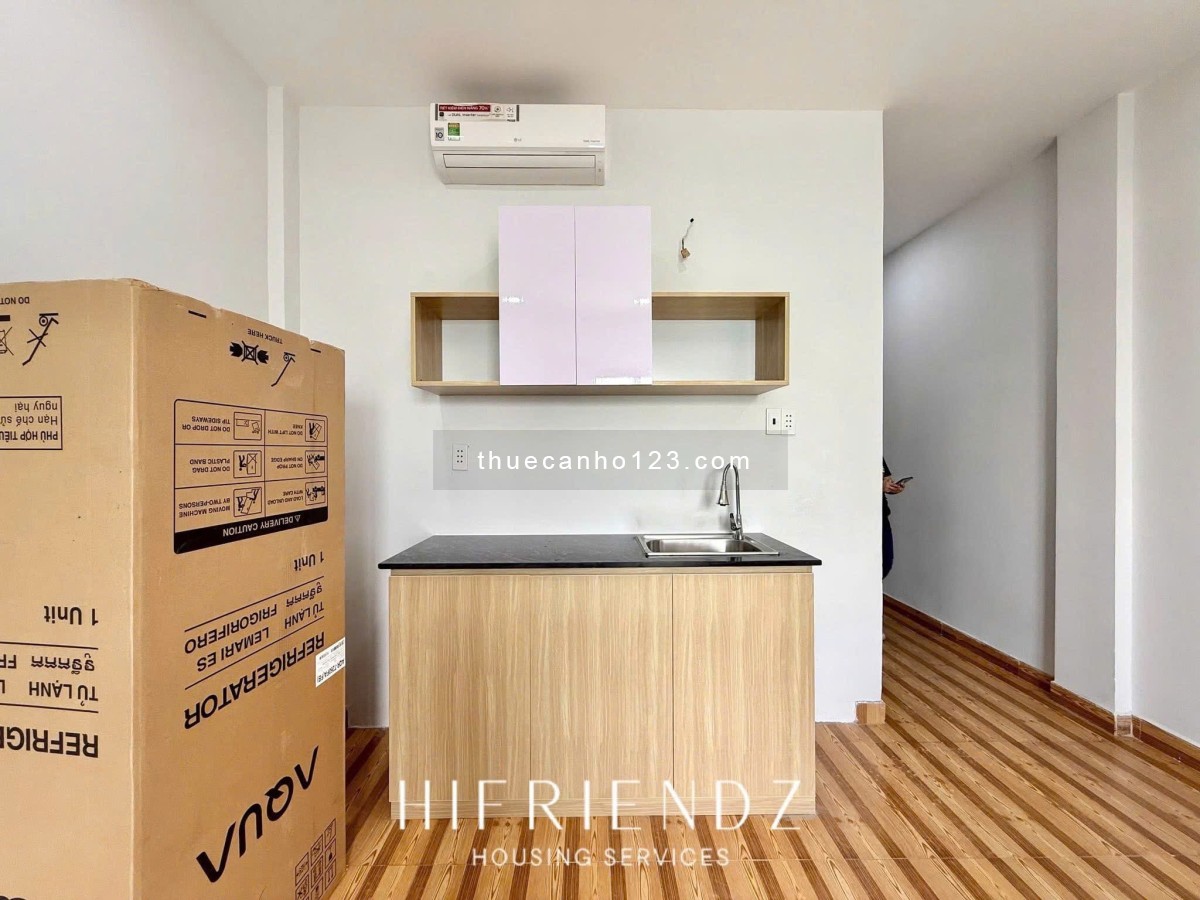 Studio cửa sổ lớn full nội thất, gần Parcmall, cầu Tạ Quang Bửu, Central Premium,... 