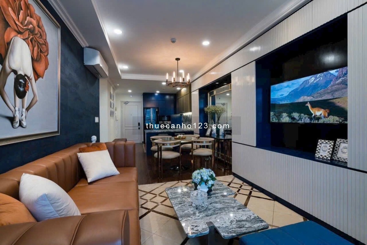 Thuê Gold View 2PN 2WC nội thất cao cấp full gỗ view sông SG tại Bến Vân Đồn Q4 gần Bitexco Q1 Q3