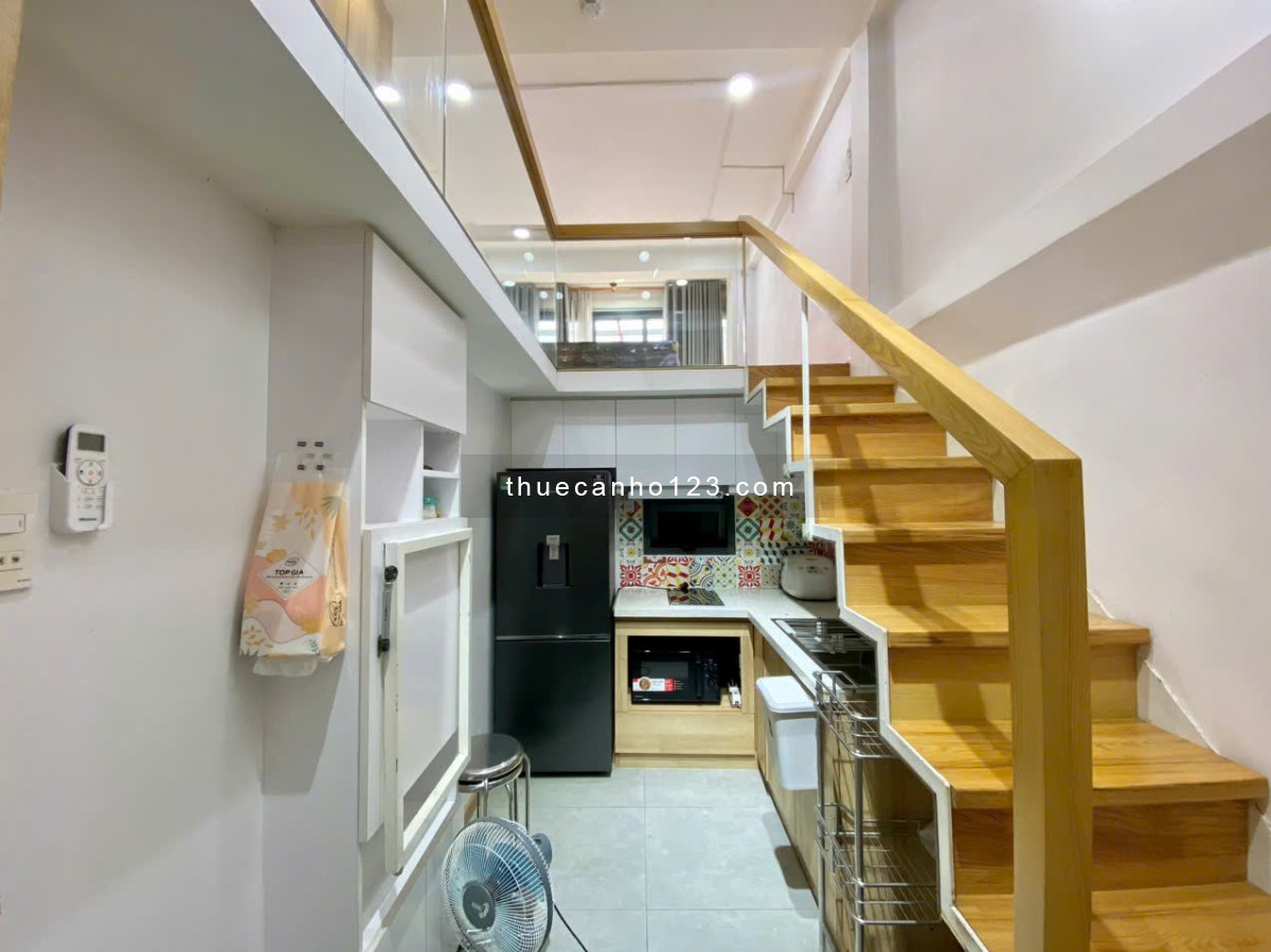 Căn Hộ Duplex 1 Phòng Ngủ - Tách Bếp - Ban Công - Nhà Mới 100% - Ngay Cầu Thị Nghè - Thảo Cầm Viên