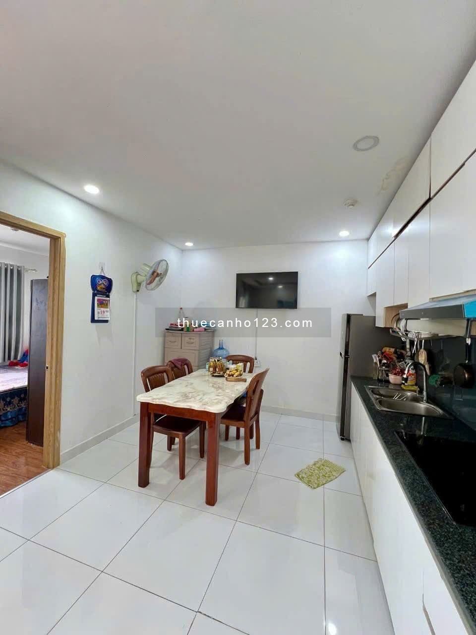 Chung cư Screc, Trường Sa, P13, Q3: 73m2, 2p ngủ, full NT, 13triệu