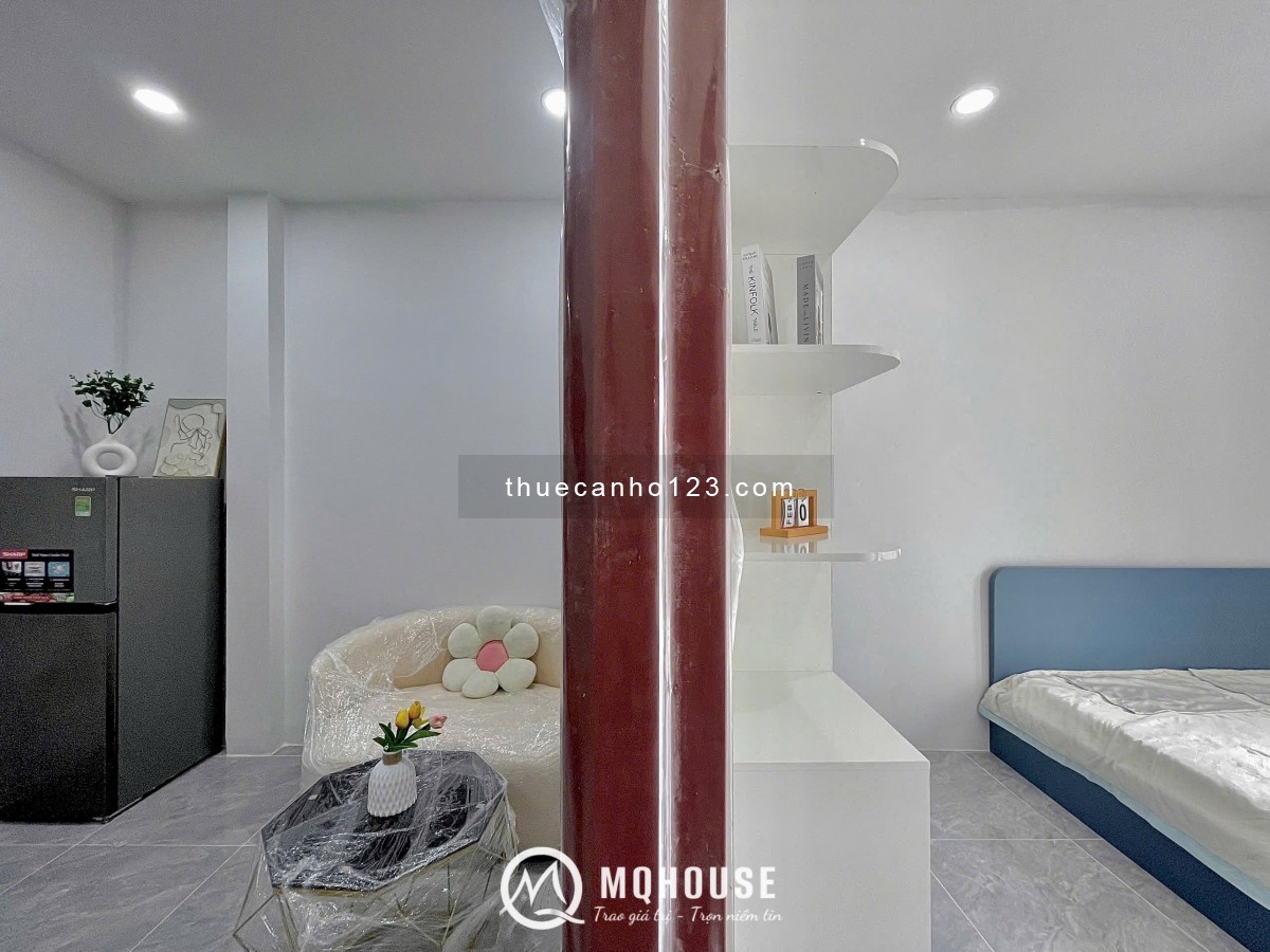 CHDV 1PN Rộng full nội thất - Mới 100% - Tân Bình - 0909186134