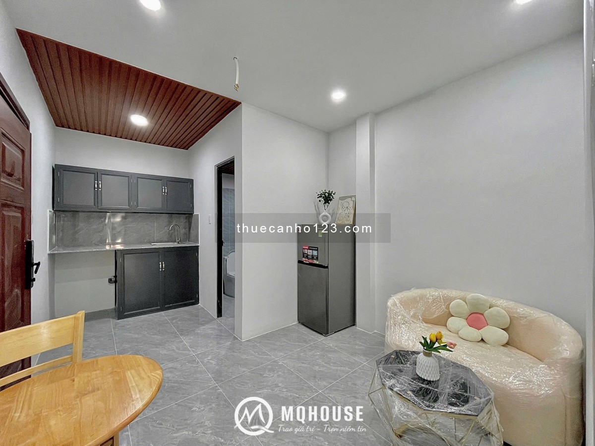 CHDV 1PN Rộng full nội thất - Mới 100% - Tân Bình - 0909186134