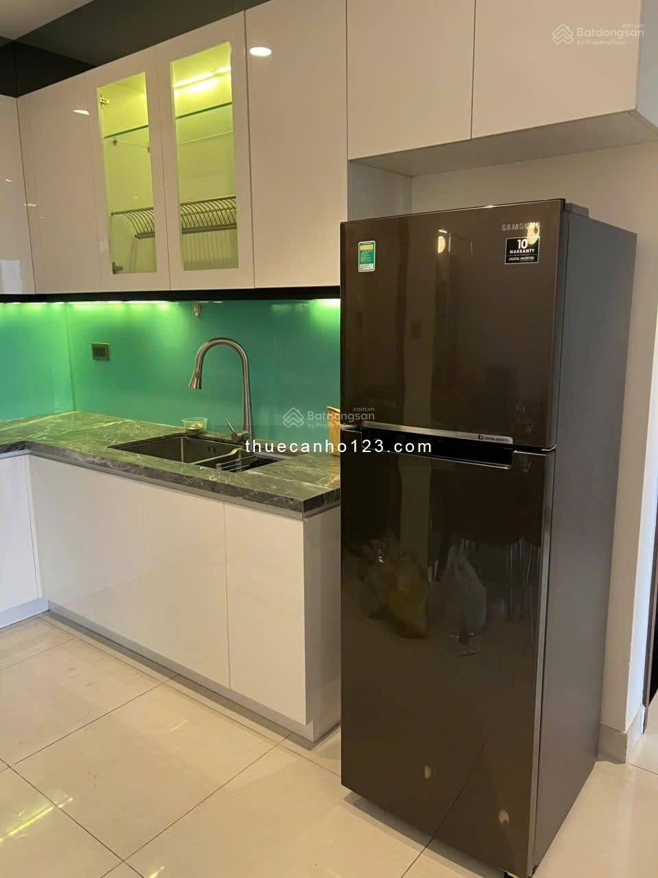 Cho thuê căn hộ Saigon Royal 86m2 - Thiết kế: 2 phòng ngủ + 2WC