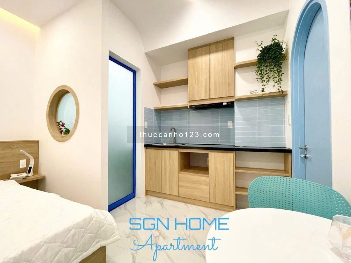 Căn hộ 1PN máy giặt riêng banconlny gần VX Lăng Cha Cả CV Hoàng Văn Thụ sân bay TSN GA T3