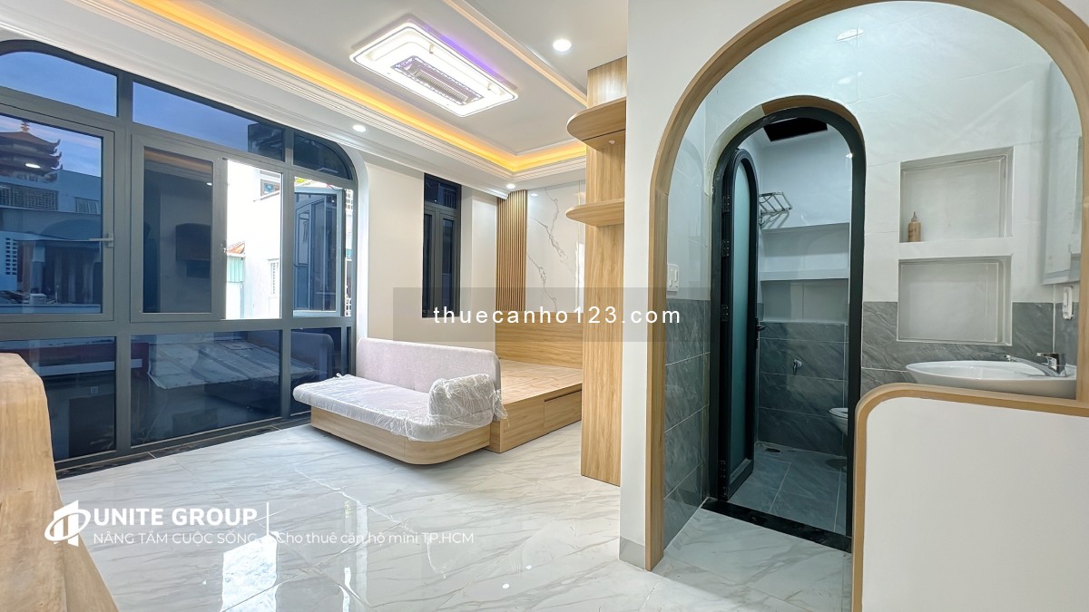 Cho thuê căn hộ studio full nội thất đầy đủ tiện nghi ngay trung tâm Q1, thuận tiện di chuyển