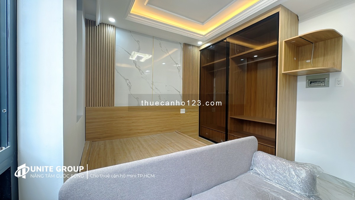 Cho thuê căn hộ studio full nội thất đầy đủ tiện nghi ngay trung tâm Q1, thuận tiện di chuyển