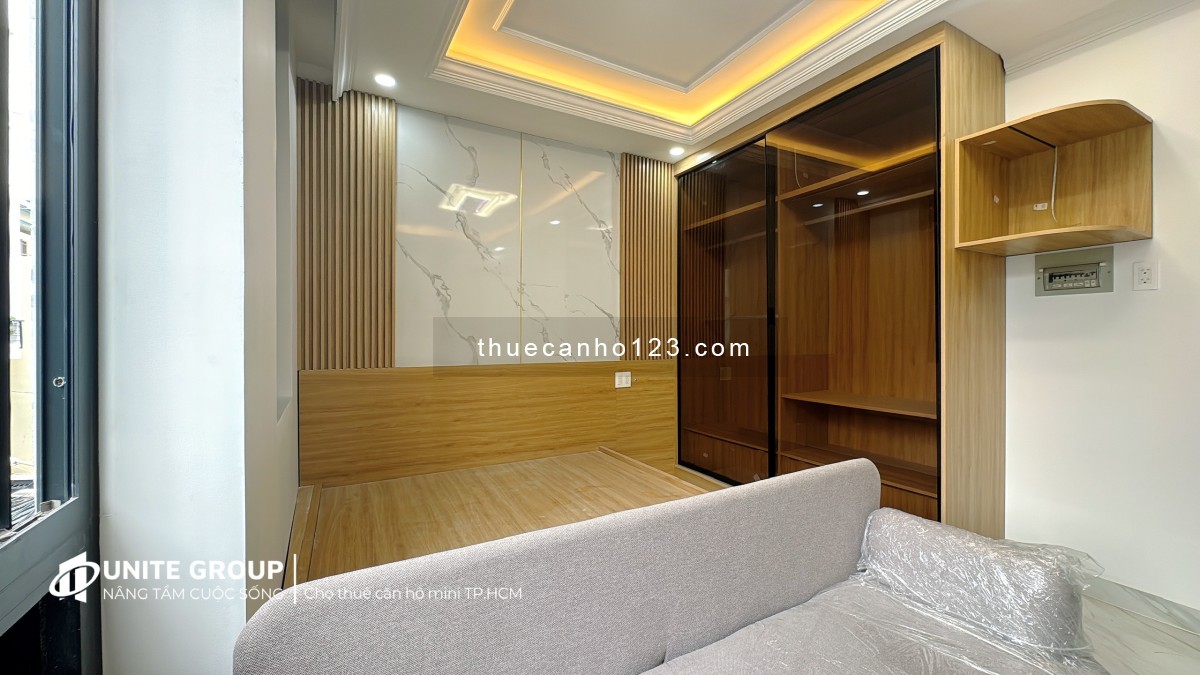 Cho thuê căn hộ studio full nội thất đầy đủ tiện nghi ngay trung tâm Q1, thuận tiện di chuyển