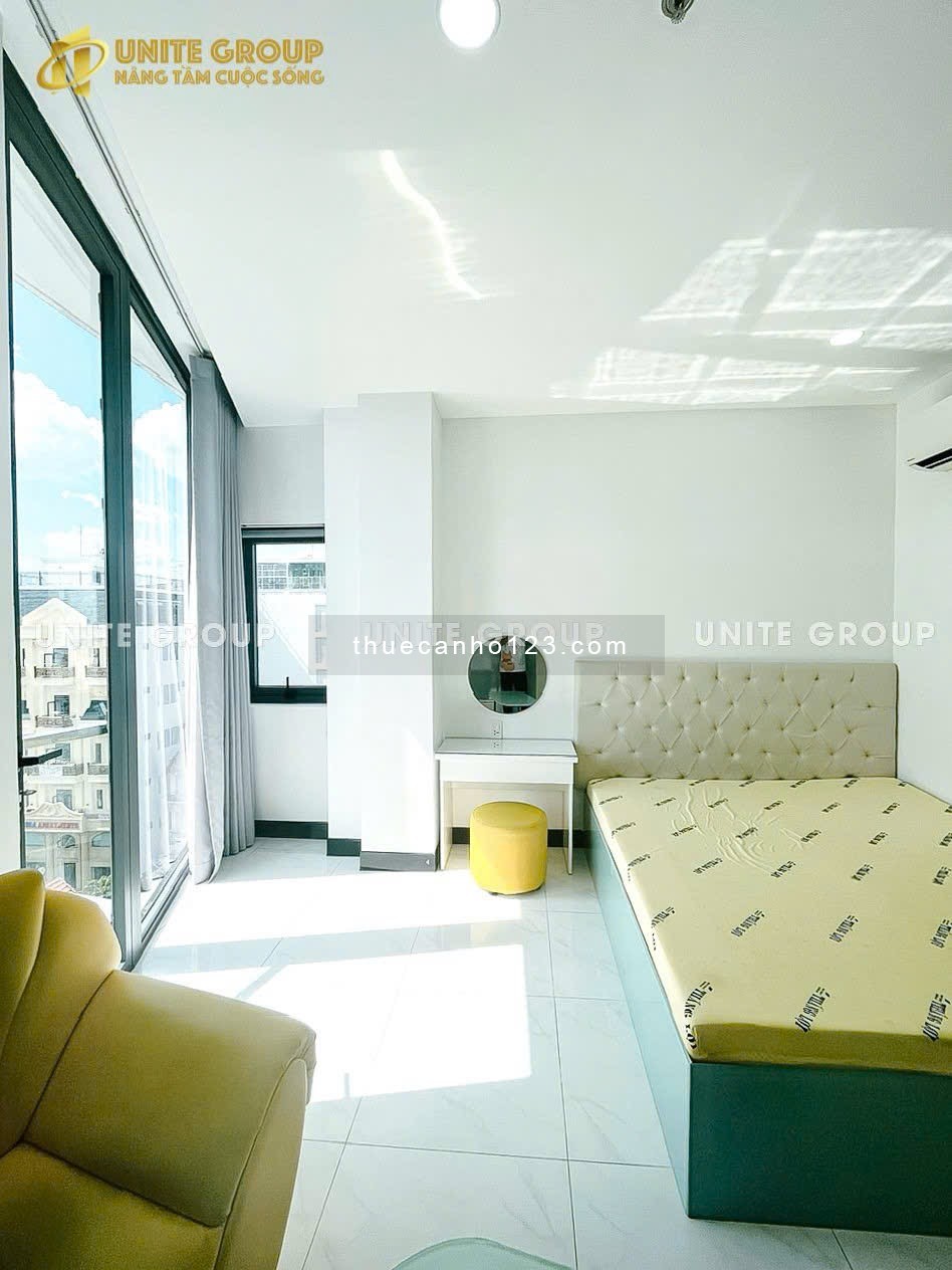 Căn hộ studio ban công full NT, máy giặt riêng ngay Tân Quy, Q7 – Đối diện RMIT, gần Lotte & Crescen
