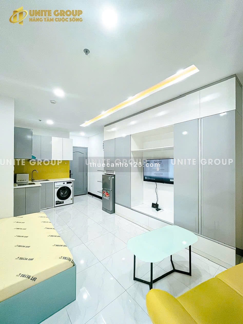 Căn hộ studio ban công full NT, máy giặt riêng ngay Tân Quy, Q7 – Đối diện RMIT, gần Lotte & Crescen