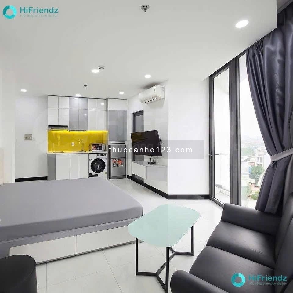Căn hộ studio ban công full NT, máy giặt riêng ngay Tân Quy, Q7 – Đối diện RMIT, gần Lotte & Crescen