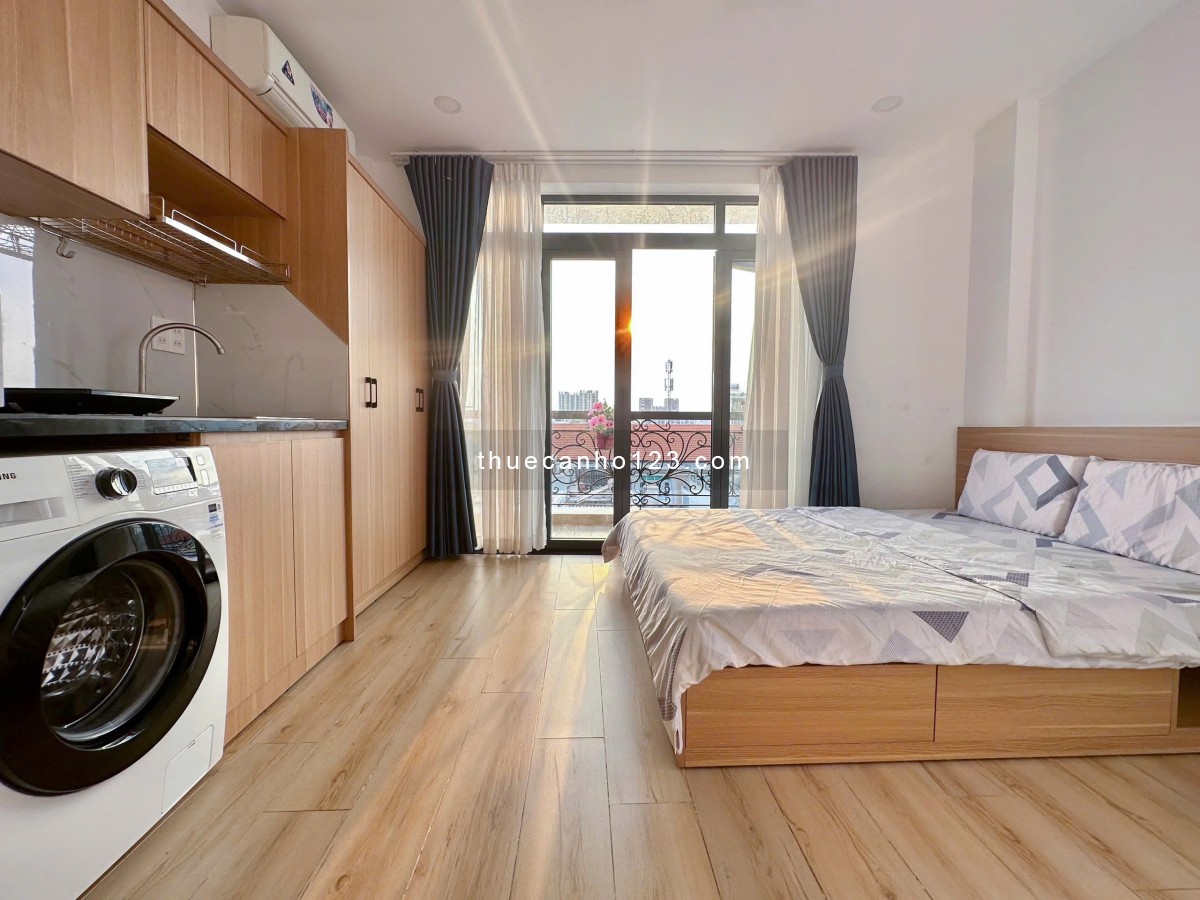 Cho thuê căn hộ studio full nội thất đầy đủ tiện nghi ngay trung tâm Q1, thuận tiện di chuyển