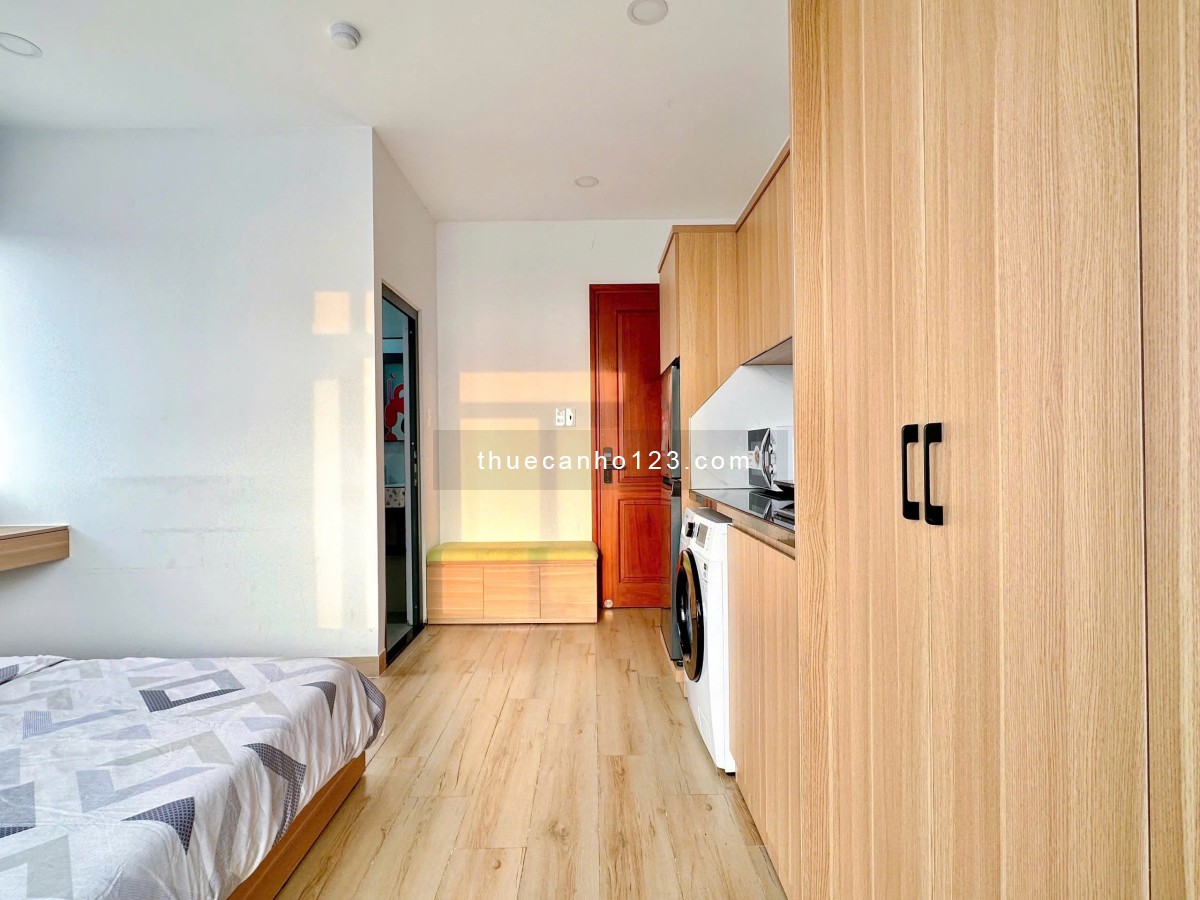 Cho thuê căn hộ studio full nội thất đầy đủ tiện nghi ngay trung tâm Q1, thuận tiện di chuyển