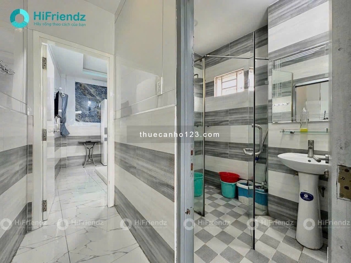 Cho thuê căn hộ 1PN Cửa sổ thoáng Q8 gần cầu Nguyễn Tri Phương, cầu Chánh Hưng, nhà thờ Nam Hải