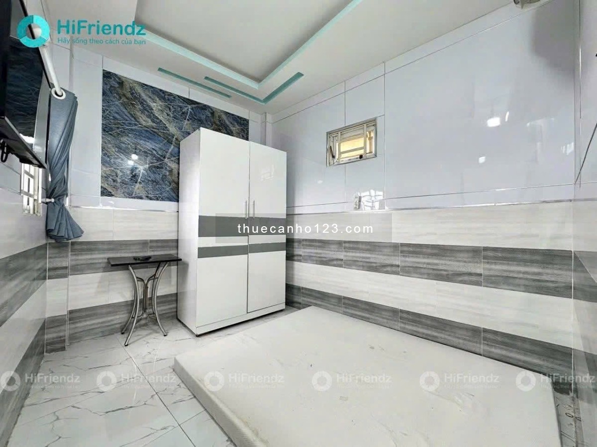 Cho thuê căn hộ 1PN Cửa sổ thoáng Q8 gần cầu Nguyễn Tri Phương, cầu Chánh Hưng, nhà thờ Nam Hải