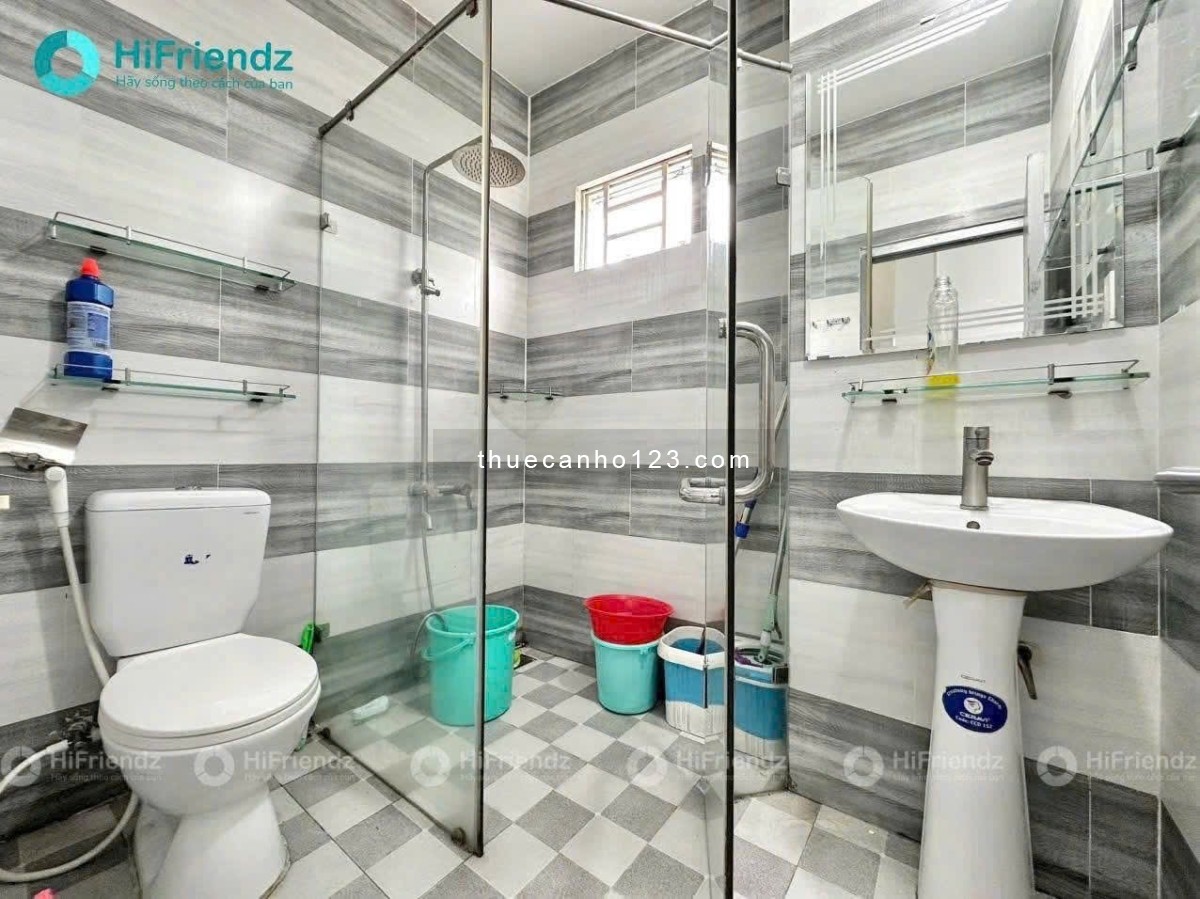 Cho thuê căn hộ 1PN Cửa sổ thoáng Q8 gần cầu Nguyễn Tri Phương, cầu Chánh Hưng, nhà thờ Nam Hải