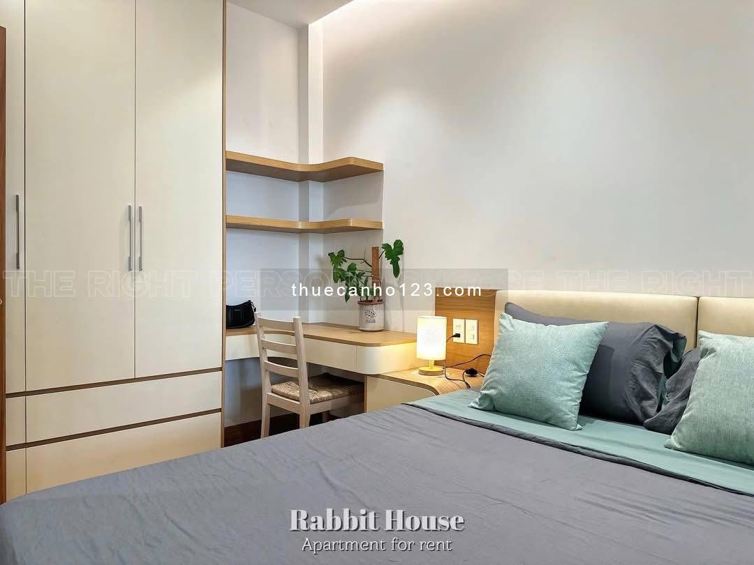 Cho thuê căn hộ mới 100% - 1PN, 1PK / Studio ban công, máy giặt riêng gần sân bay Tân Sơn Nhất-K300