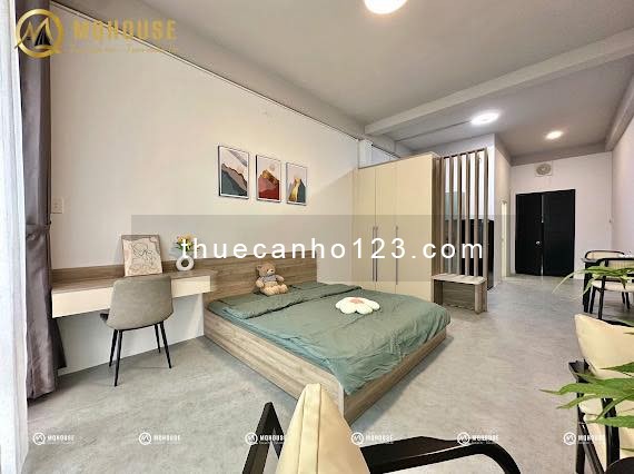 Cho thuê căn hộ tách bếp – Ban công – View full kính ngay Công Viên Hoàng Văn Thụ, Vòng Xoay Lăng Ch