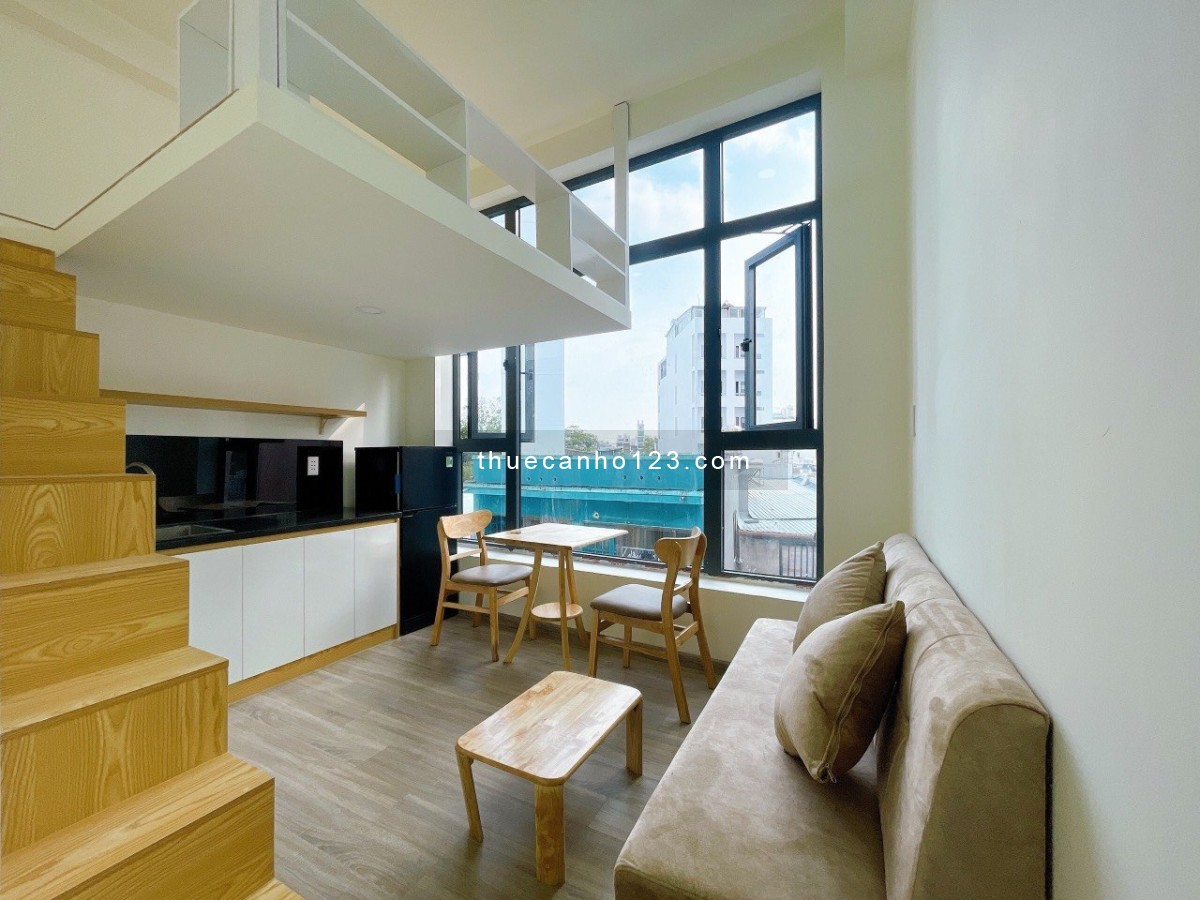 Cho thuê căn hộ 1 phòng ngủ, studio, duplex – Ban công, máy giặt riêng – Gần cầu Kênh Tẻ, Quận 7
