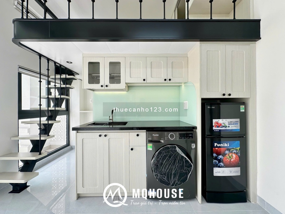 Duplex mới 100% nội thất có gu/giặt riêng - Ban công Tân Phú