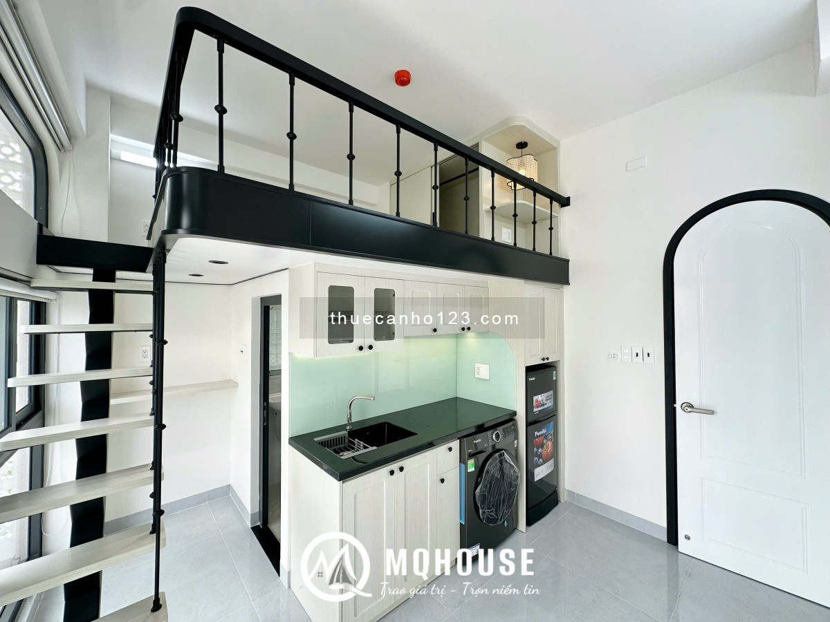 Duplex mới 100% nội thất có gu/giặt riêng - Ban công Tân Phú
