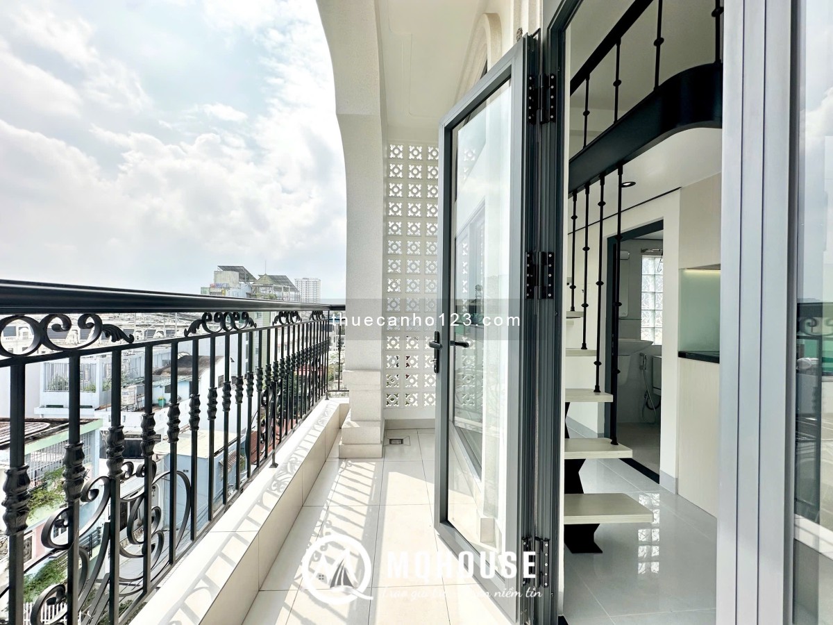 Duplex mới 100% nội thất có gu/giặt riêng - Ban công Tân Phú