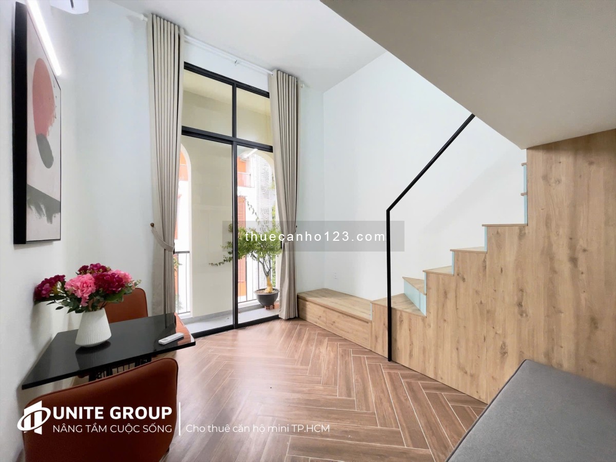 Cho thuê căn hộ 1 phòng ngủ, studio, duplex – Ban công, máy giặt riêng – Gần cầu Kênh Tẻ, Quận 7