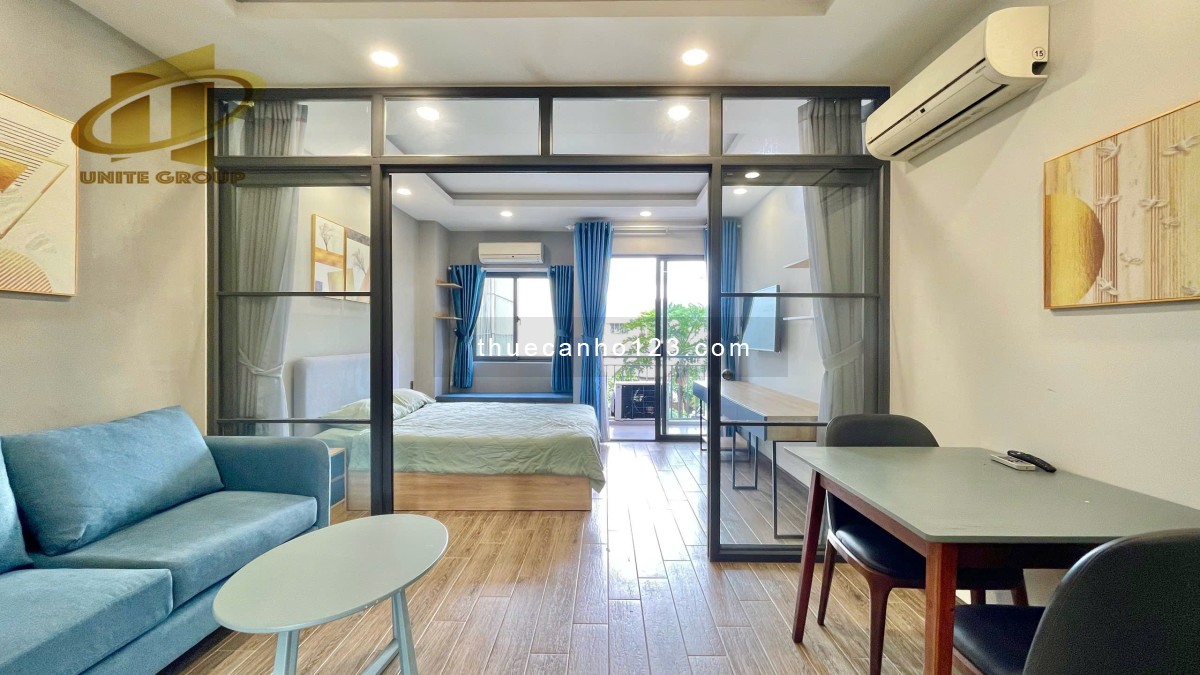 Cho thuê căn hộ 1 phòng ngủ, studio, duplex – Ban công, máy giặt riêng – Gần cầu Kênh Tẻ, Quận 7