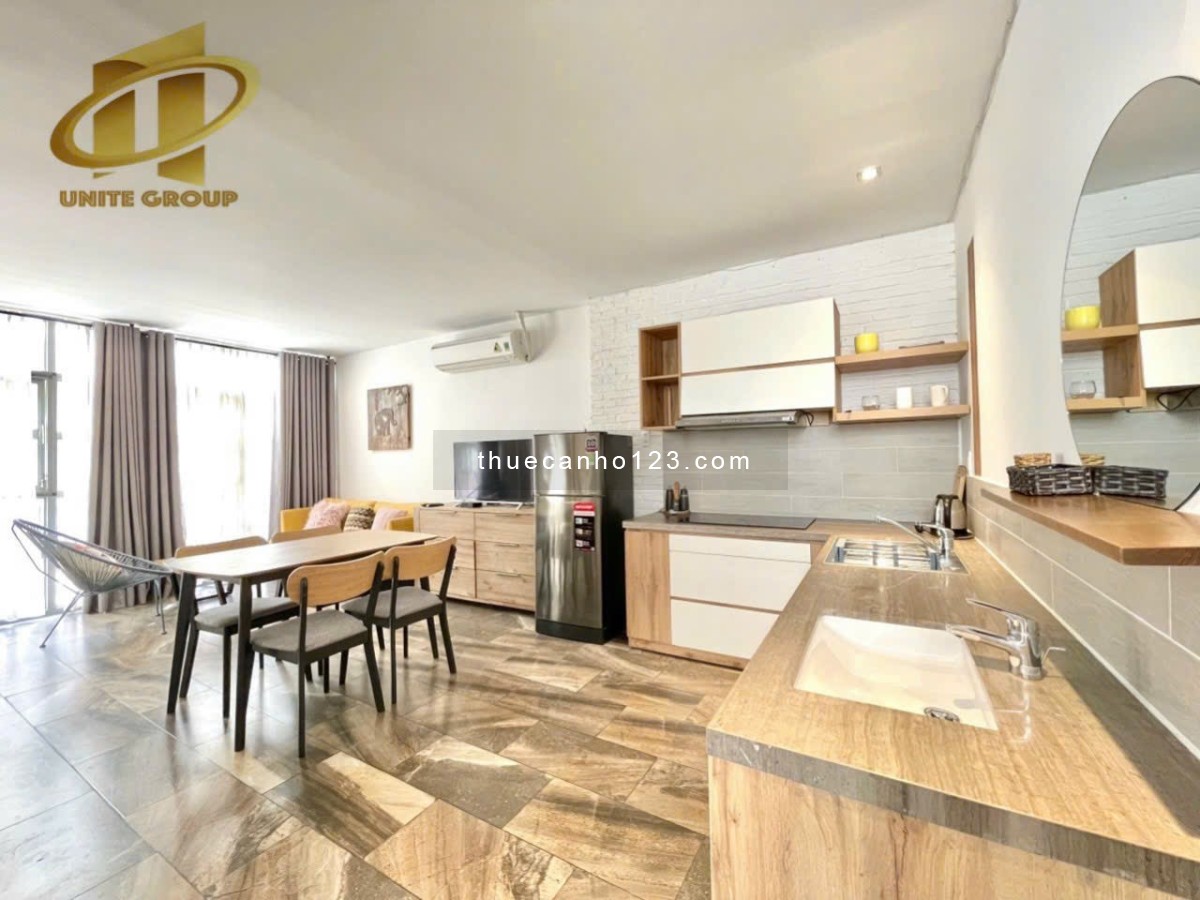 Cho thuê căn hộ 1 phòng ngủ, studio, duplex – Ban công, máy giặt riêng – Gần cầu Kênh Tẻ, Quận 7