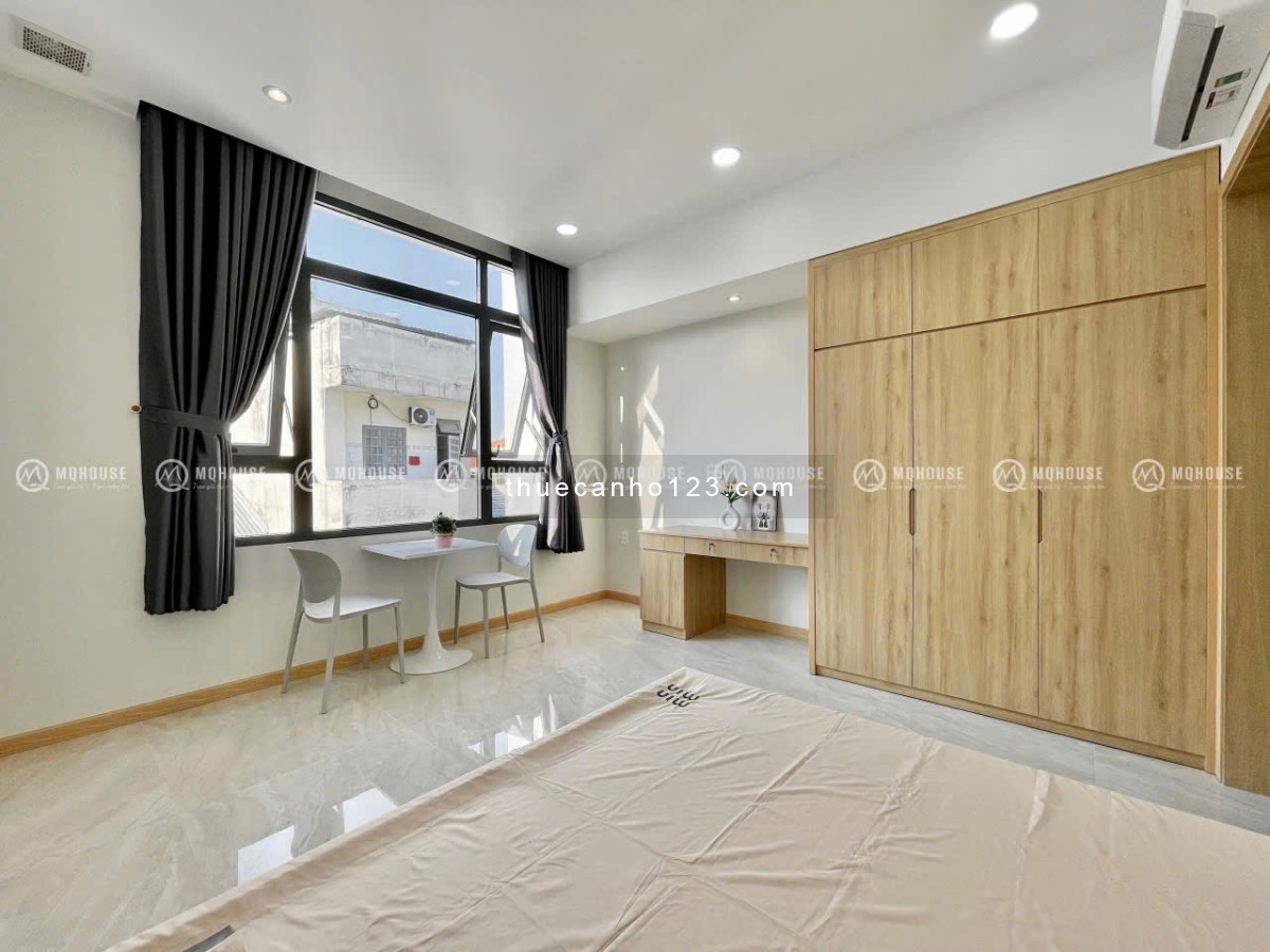 Căn hộ 1 phòng ngủ – 72 Nhất Chi Mai, P.13, Tân Bình, cửa sổ siêu to, siêu thoáng ánh sáng tự nhiên