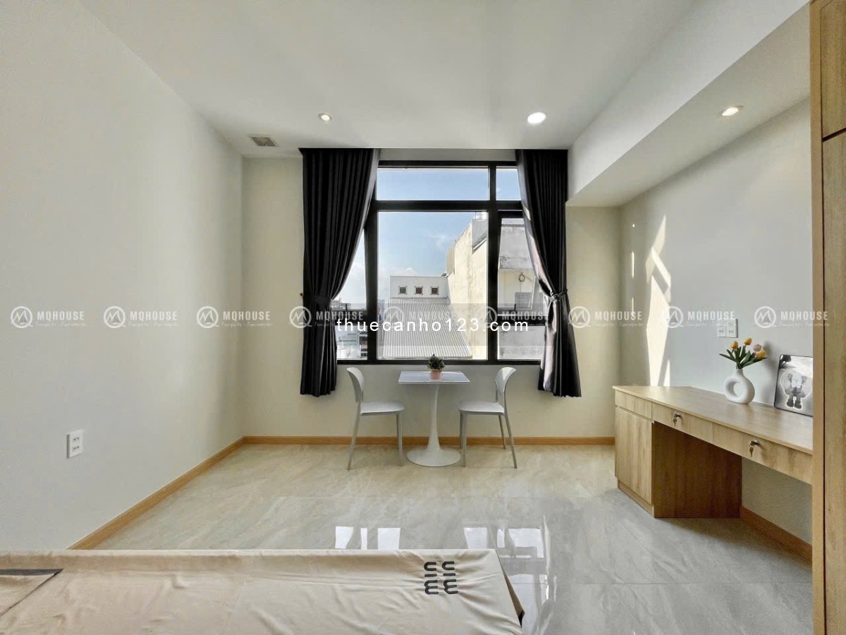 Căn hộ 1 phòng ngủ – 72 Nhất Chi Mai, P.13, Tân Bình, cửa sổ siêu to, siêu thoáng ánh sáng tự nhiên