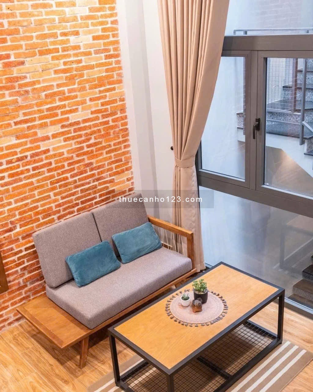 Cho thuê căn hộ Duplex sang trọng, có bảo vệ gần Đại học Hutech – Nguyễn Gia Trí, Quận Bình Thạnh