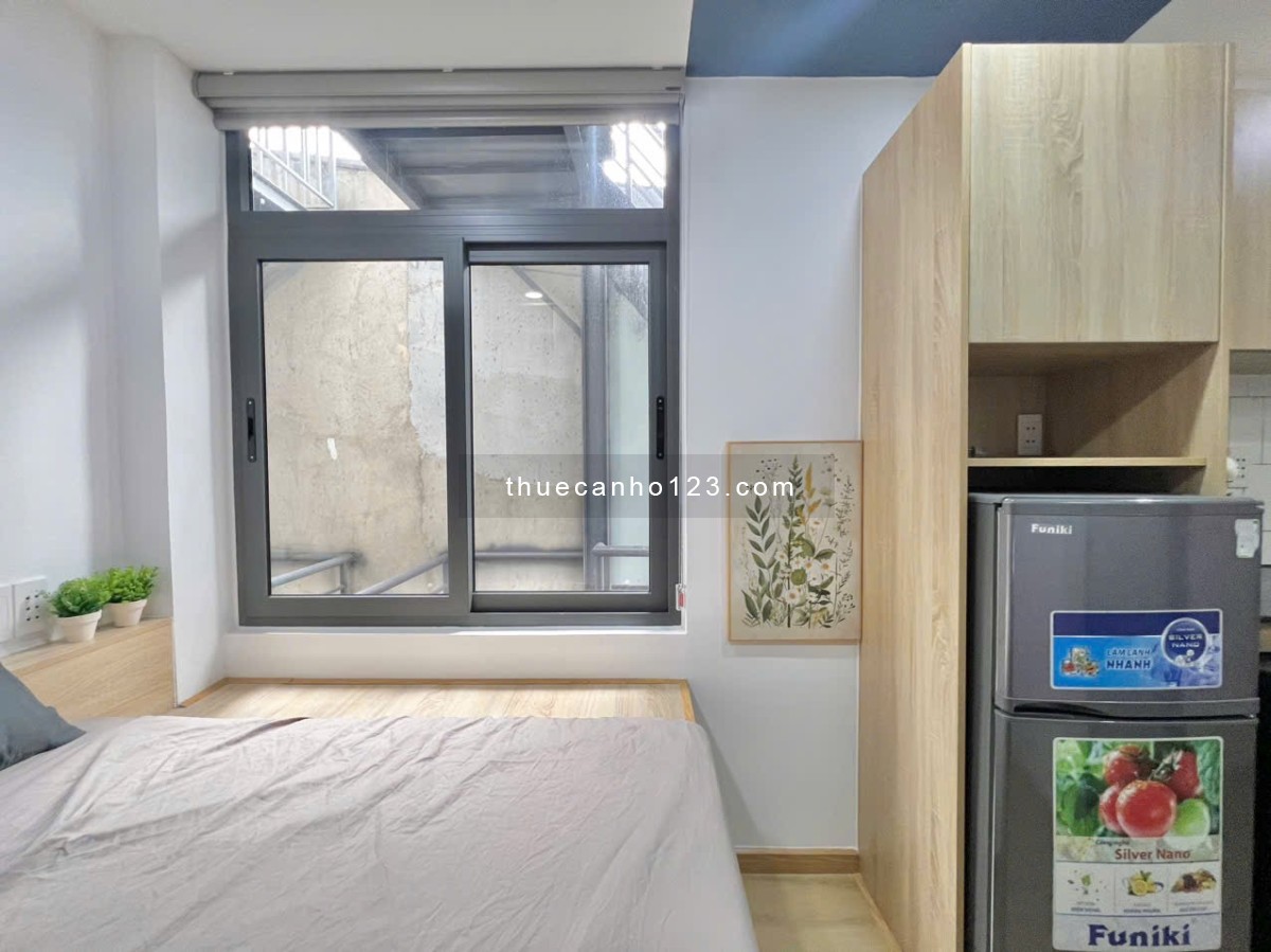 Cho thuê studio mới – Cửa sổ thoáng, full nội thất tại Lưu Chí Hiếu, Tân Phú