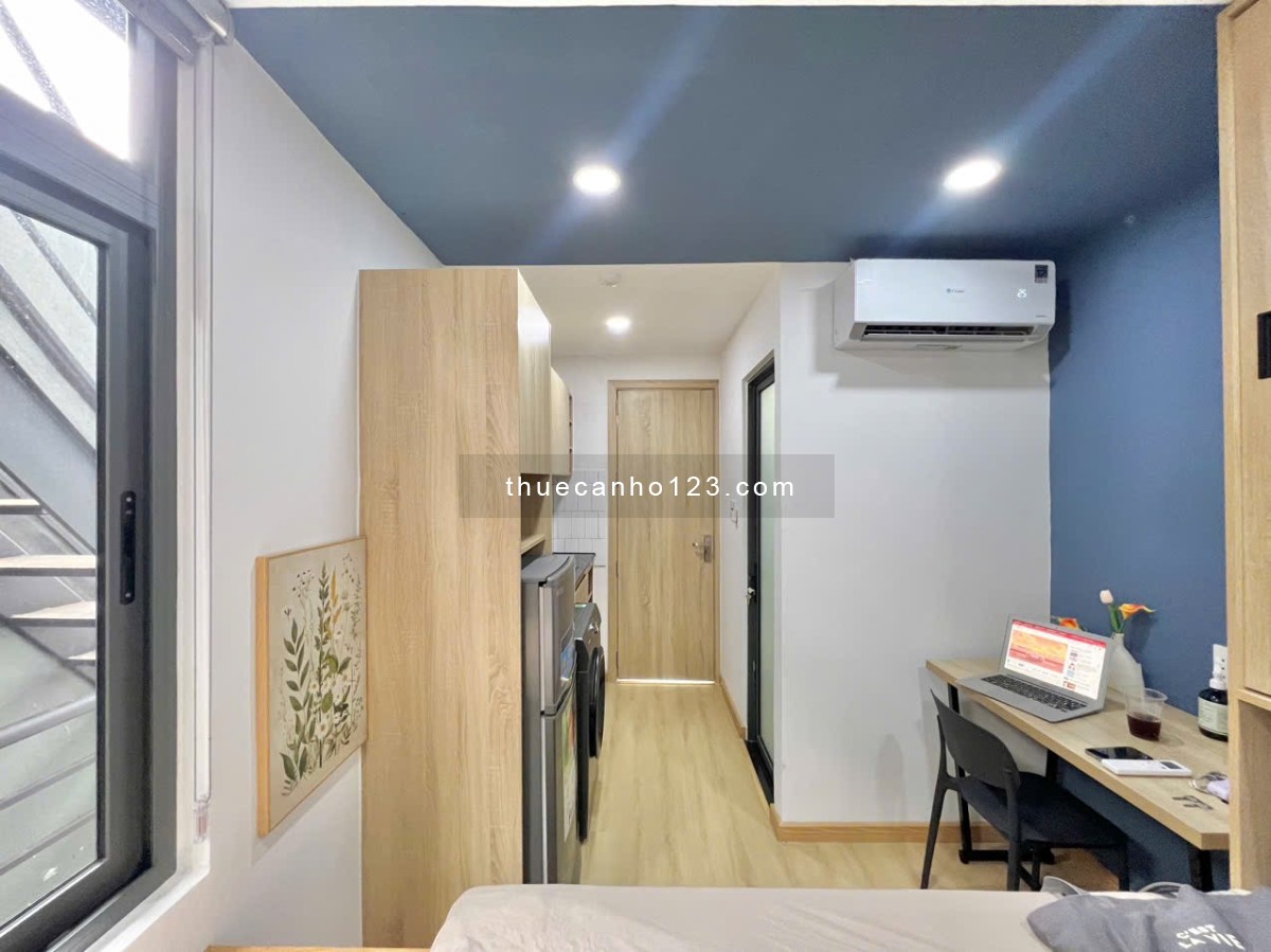 Cho thuê studio mới – Cửa sổ thoáng, full nội thất tại Lưu Chí Hiếu, Tân Phú