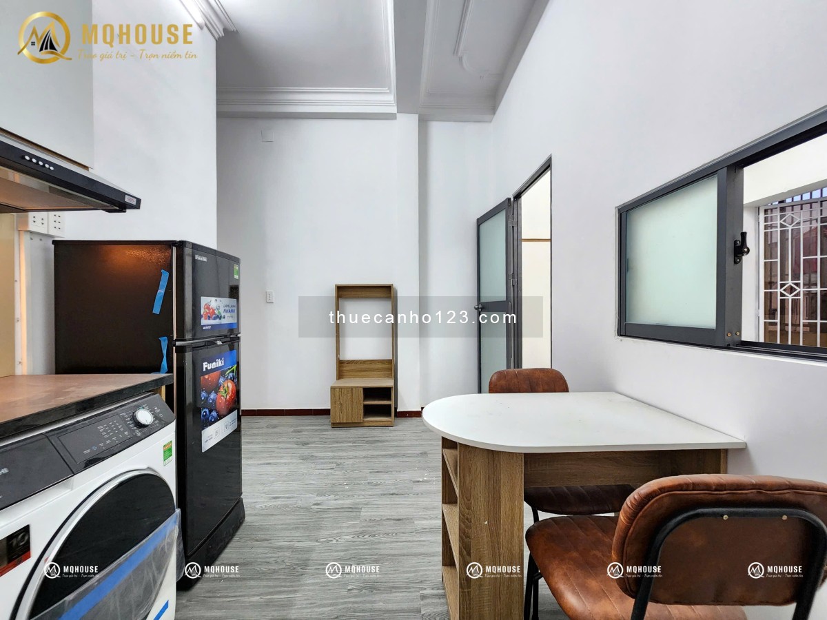 Căn hộ 1 phòng ngủ siêu đẹp – Cửa sổ rộng thoáng mát, gần Cộng Hòa & sân bay Tân Sơn Nhất