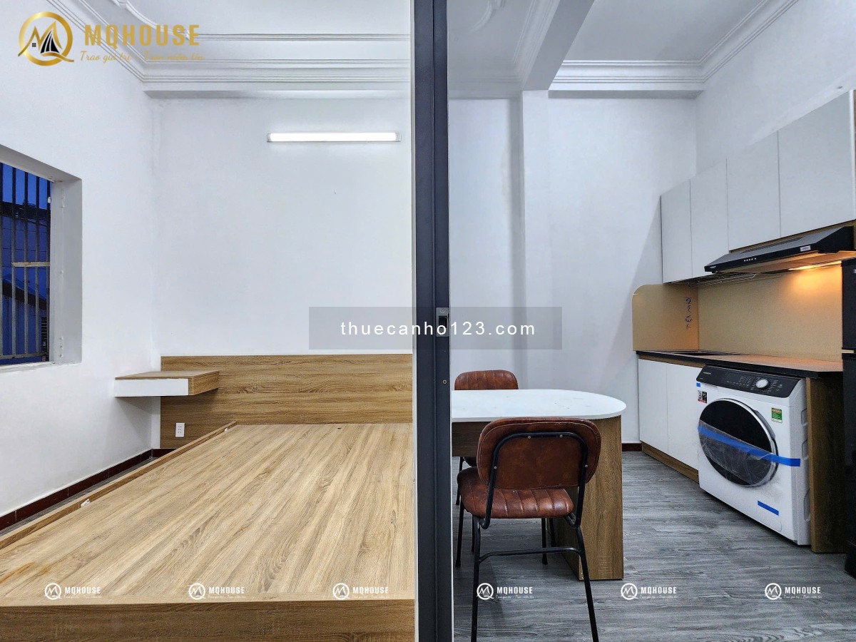 Căn hộ 1 phòng ngủ siêu đẹp – Cửa sổ rộng thoáng mát, gần Cộng Hòa & sân bay Tân Sơn Nhất