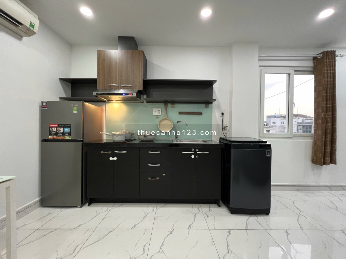 Căn hộ 1 phòng ngủ 40m² – Trường Sơn, Phường 4, Tân Bình gần Sân bay – Thoáng mát – Tiện nghi