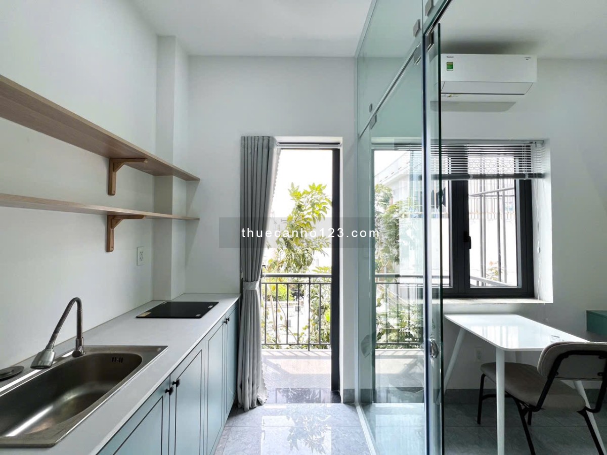 Căn hộ 1PN có Ban công nằm ngay đường số 79 Q7 gần Lotte thuận tiện qua Q4, Q8, Q1