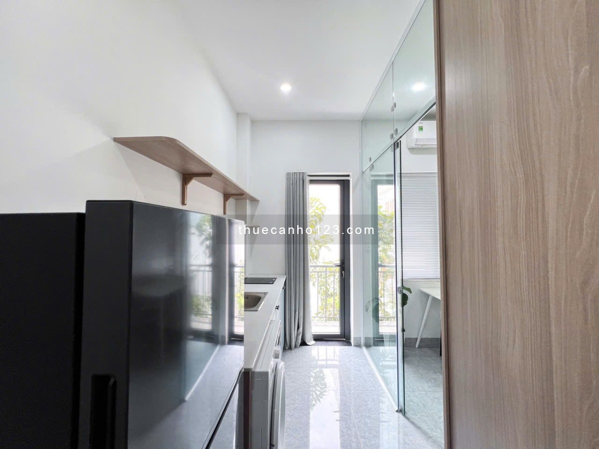 Căn hộ 1PN có Ban công nằm ngay đường số 79 Q7 gần Lotte thuận tiện qua Q4, Q8, Q1