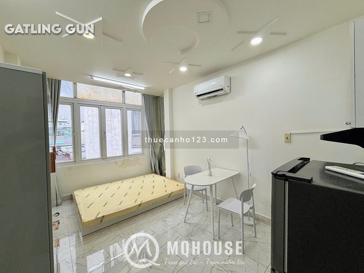 Phòng full nội thất Hoàng Sa Quận 3 gần Ga Sài Gòn - Tòa nhà Viettel - Cách Mạng Tháng Tám Quận 10