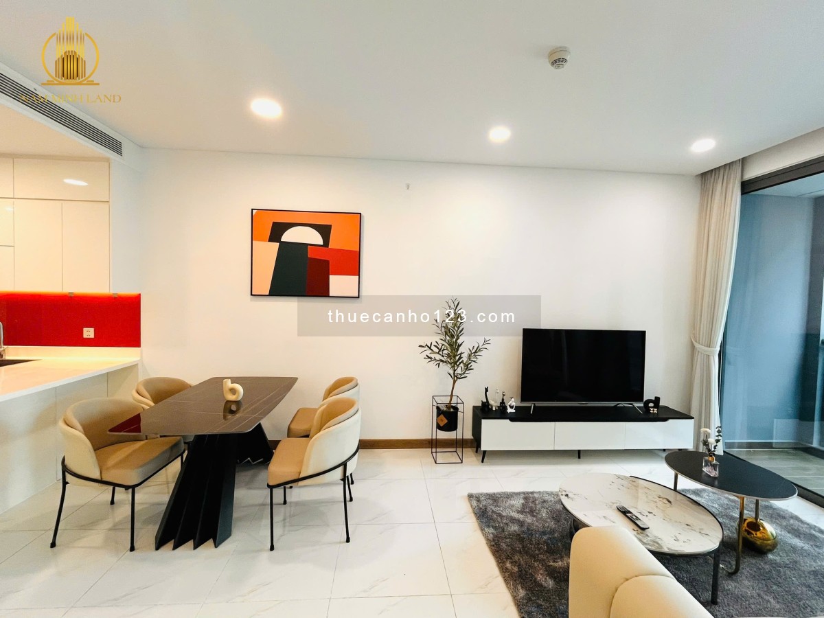 Cho thuê căn hộ 2PN Sunwah Pearl – view trực diện Quận 1