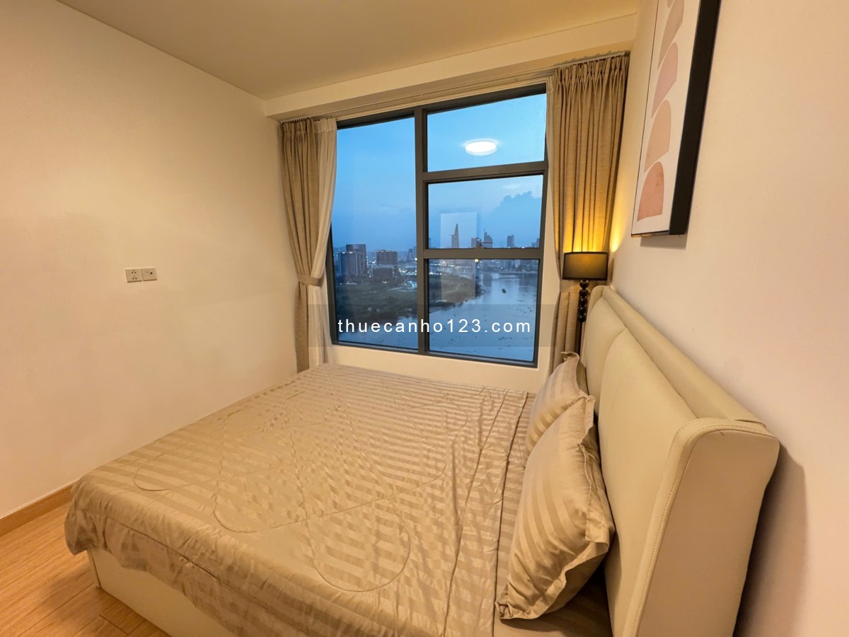 Cho thuê căn hộ Sunwah Pearl – 2+1PN, full nội thất cao cấp – View sông & Bitexco đẳng cấp