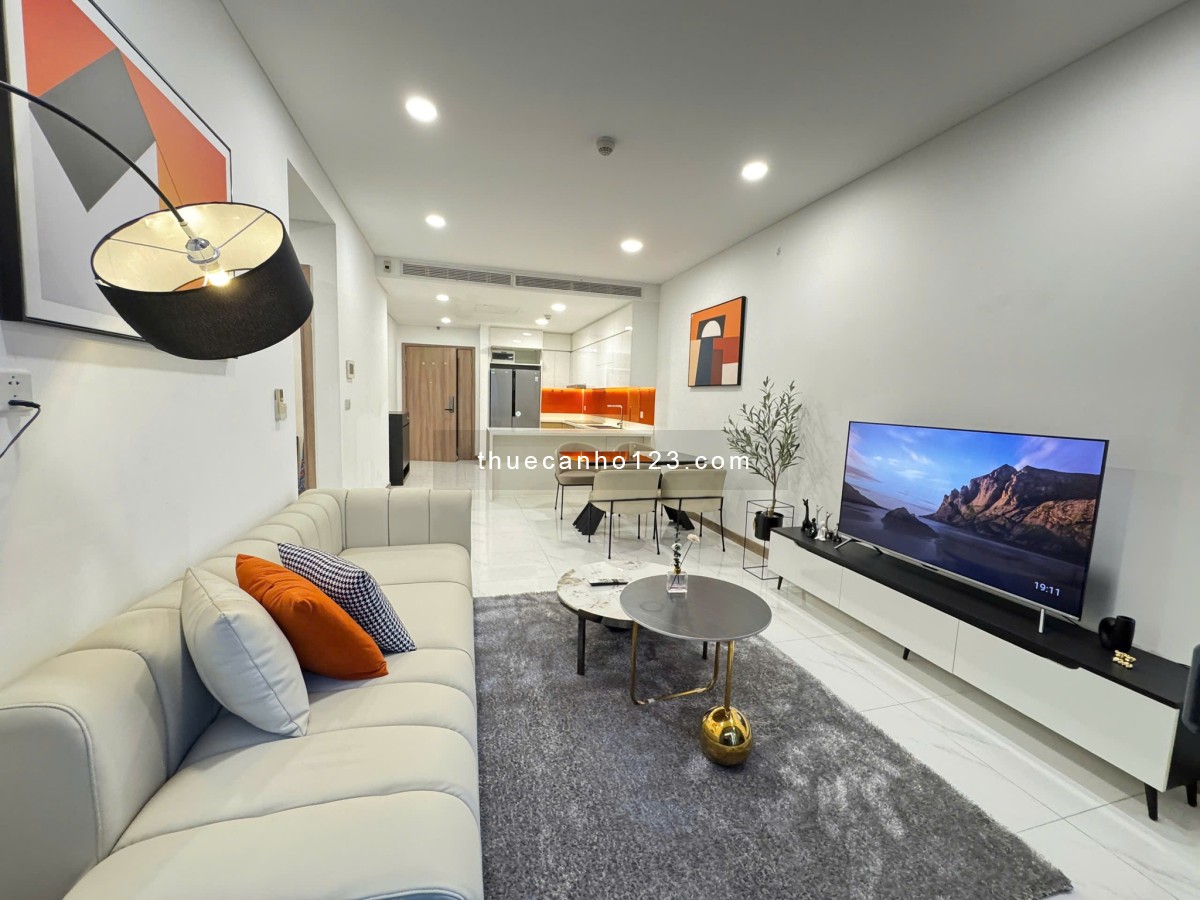 Cho thuê căn hộ Sunwah Pearl – 2+1PN, full nội thất cao cấp – View sông & Bitexco đẳng cấp