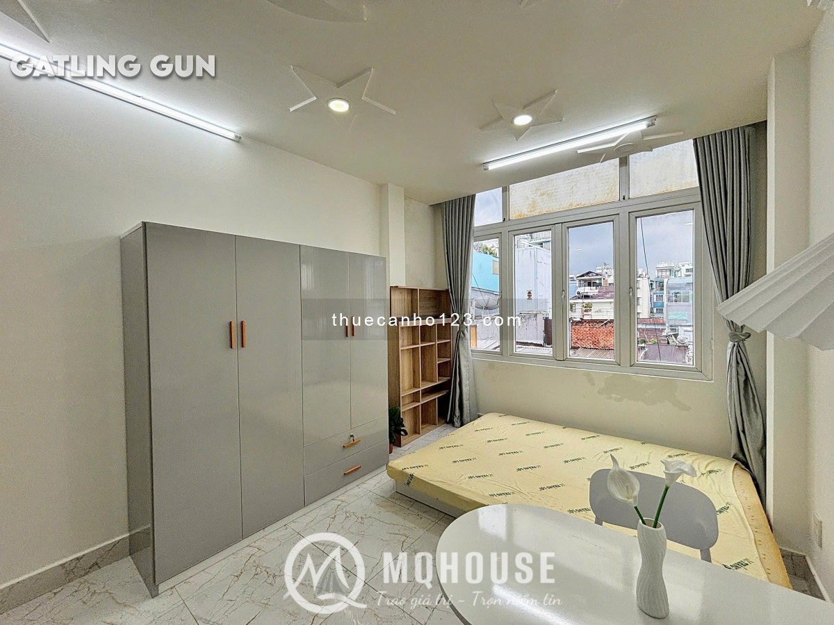 Phòng full nội thất Hoàng Sa Quận 3 gần Ga Sài Gòn - Tòa nhà Viettel - Cách Mạng Tháng Tám Quận 10