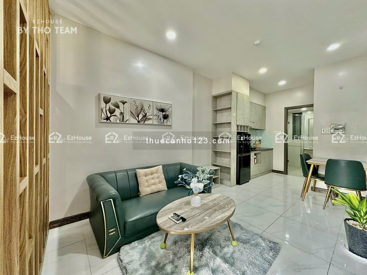 Cho Thuê Căn Hộ 1 Phòng Ngủ Full Nội Thất – Ban Công Lớn View Siêu Rộng – Gần Sân Bay Tân Sơn Nhất