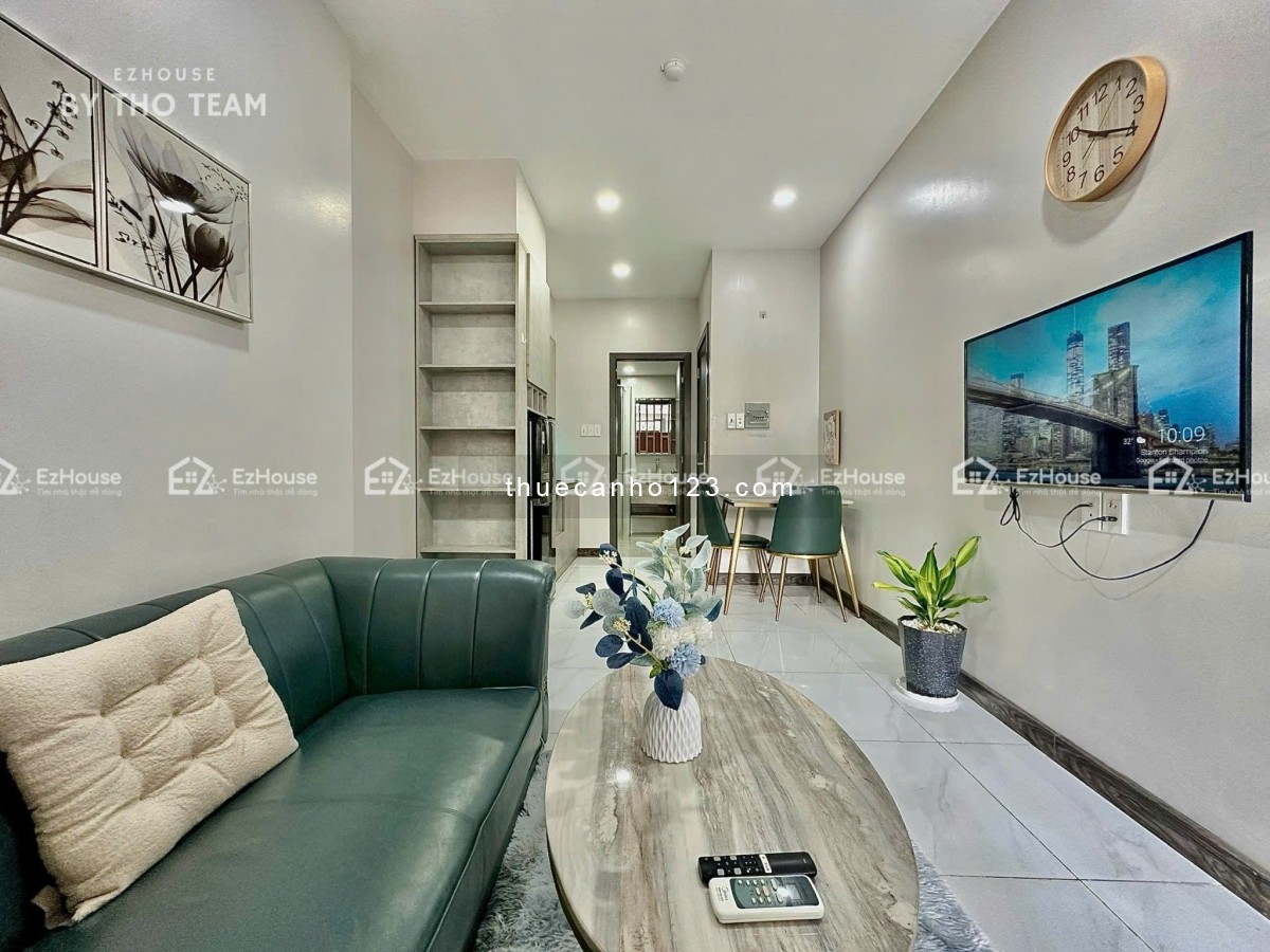 Cho Thuê Căn Hộ 1 Phòng Ngủ Full Nội Thất – Ban Công Lớn View Siêu Rộng – Gần Sân Bay Tân Sơn Nhất
